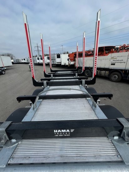 New Log trailer MF-CT, Holzanhänger, 3-Achsen, 4 Rungenpaare,: picture 8