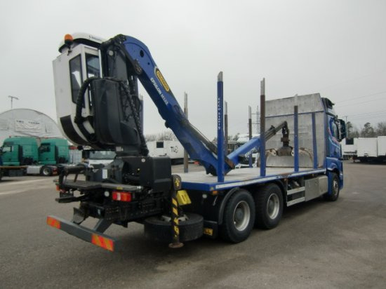 Mercedes-Benz Actros 2653 6x4 Holz Palfinger Kabinenkran - Log truck, Crane truck: picture 4 Mercedes-Benz Actros 2653 6x4 Holz Palfinger Kabinenkran - Log truck, Crane truck: picture 4