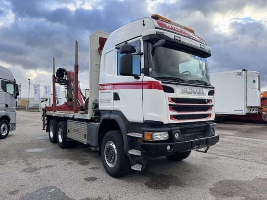 Scania G490 6X6 Blatt-Blatt Penz Kran 12.Z8.70 - Log truck, Crane truck: picture 1 Scania G490 6X6 Blatt-Blatt Penz Kran 12.Z8.70 - Log truck, Crane truck: picture 1