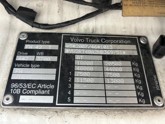 Tractor unit Volvo FH 500 EURO 6, I-Shift, Globetrotter, Standklima: picture 10