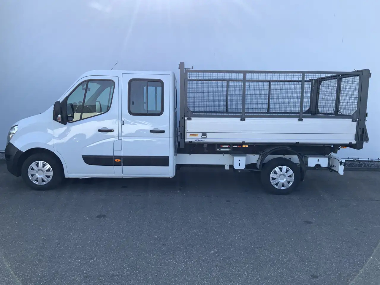 Tipper van Nissan NV400 2.3 dCi L3H1 Dub Cab 3 Zijde Kipper Airco Bakmaat: picture 11