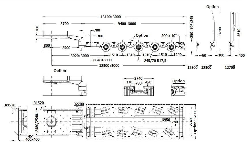FAYMONVILLE 5-Achs-Tele-Semi mit Halbachsen "Twinaxle" und hydr. Rampen Auflieger leasing FAYMONVILLE 5-Achs-Tele-Semi mit Halbachsen "Twinaxle" und hydr. Rampen Auflieger: picture 13