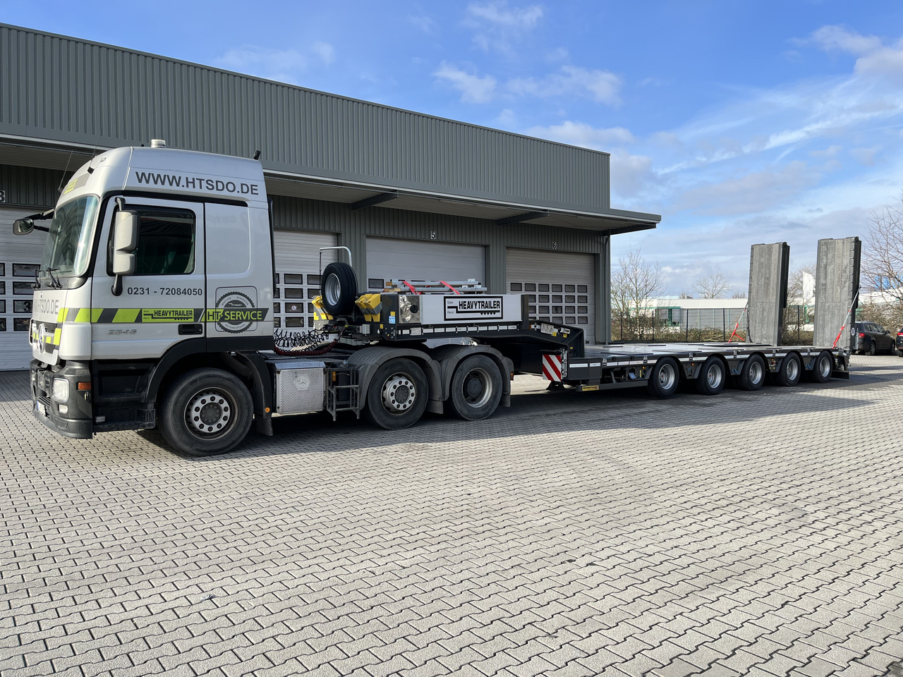 FAYMONVILLE 5-Achs-Tele-Semi mit Halbachsen "Twinaxle" und hydr. Rampen Auflieger leasing FAYMONVILLE 5-Achs-Tele-Semi mit Halbachsen "Twinaxle" und hydr. Rampen Auflieger: picture 11