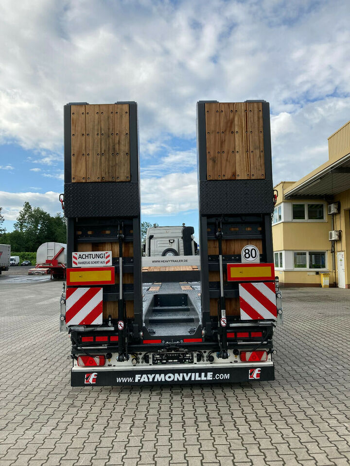 Faymonville 4-(1+3)-Achs-Tele-Semi-Radmulden-Rampen zg - Low loader semi-trailer: picture 3 Faymonville 4-(1+3)-Achs-Tele-Semi-Radmulden-Rampen zg - Low loader semi-trailer: picture 3