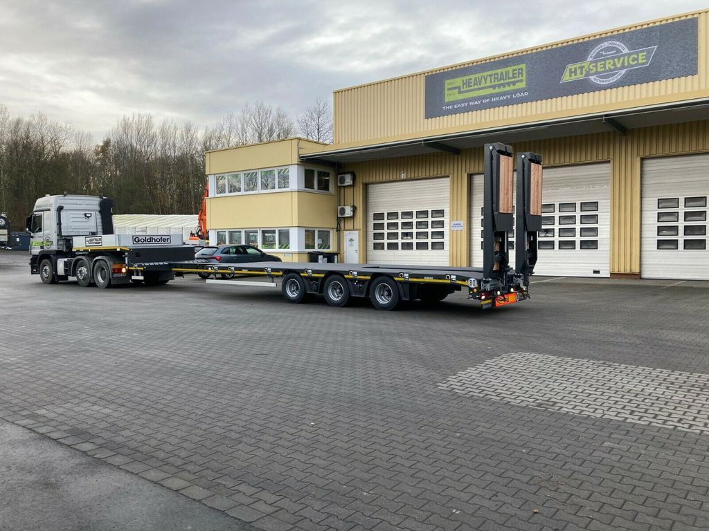 Goldhofer 3-Achs-Semi Stepstar mit hydr. Rampen - Low loader semi-trailer: picture 1 Goldhofer 3-Achs-Semi Stepstar mit hydr. Rampen - Low loader semi-trailer: picture 1