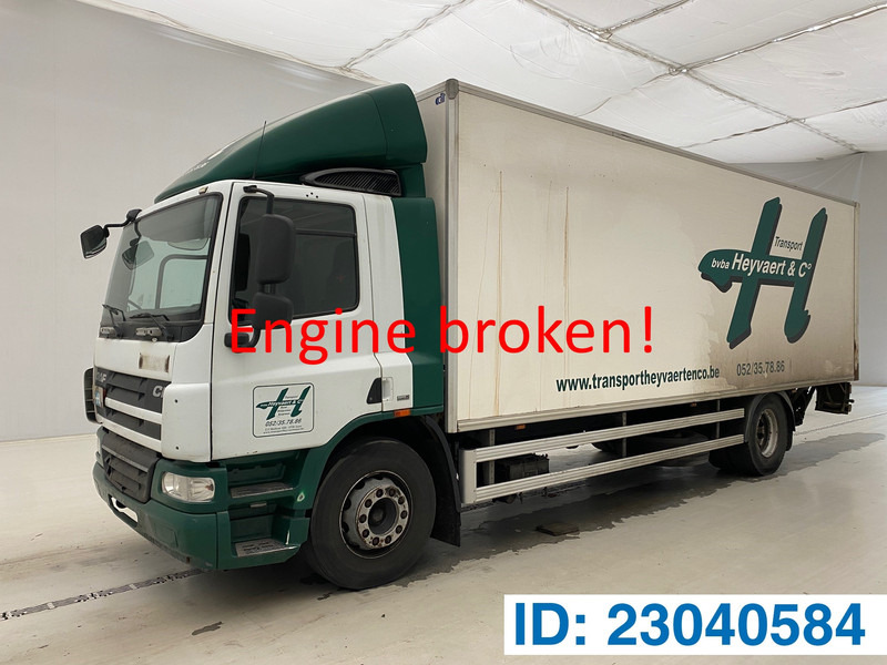 DAF CF75.250 - damaged engine* - Box truck: picture 1 DAF CF75.250 - damaged engine* - Box truck: picture 1