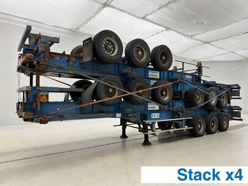 Fruehauf Stack 4 x Skelet 2 x 20-40 ft* - Container transporter/ Swap body semi-trailer: picture 1 Fruehauf Stack 4 x Skelet 2 x 20-40 ft* - Container transporter/ Swap body semi-trailer: picture 1