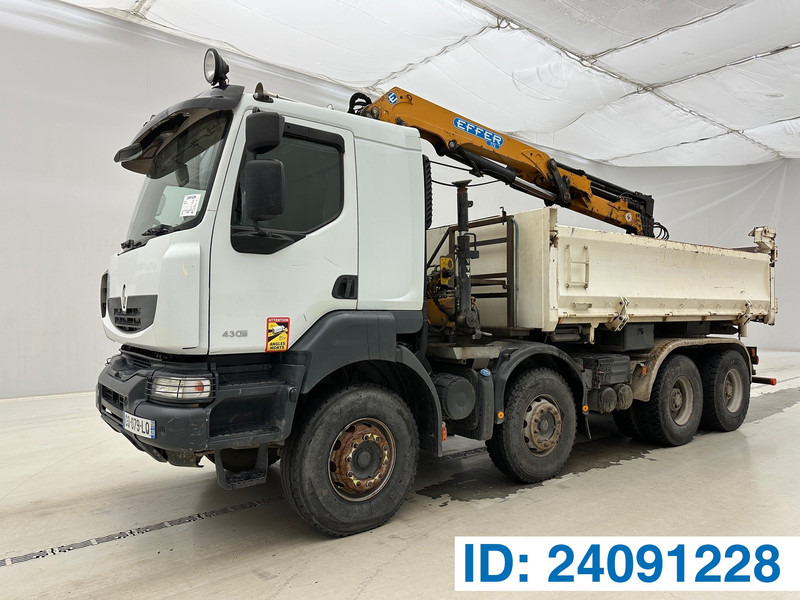Renault Kerax 430 DXi - 8x4 - Tipper, Crane truck: picture 1 Renault Kerax 430 DXi - 8x4 - Tipper, Crane truck: picture 1