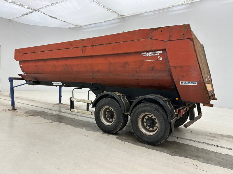 Tipper semi-trailer Robuste Kaiser 25 cub in steel: picture 6