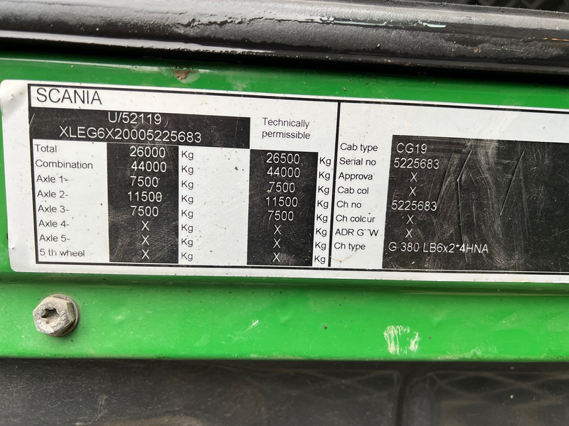 Hook lift truck Scania G380 - 6x2: picture 13