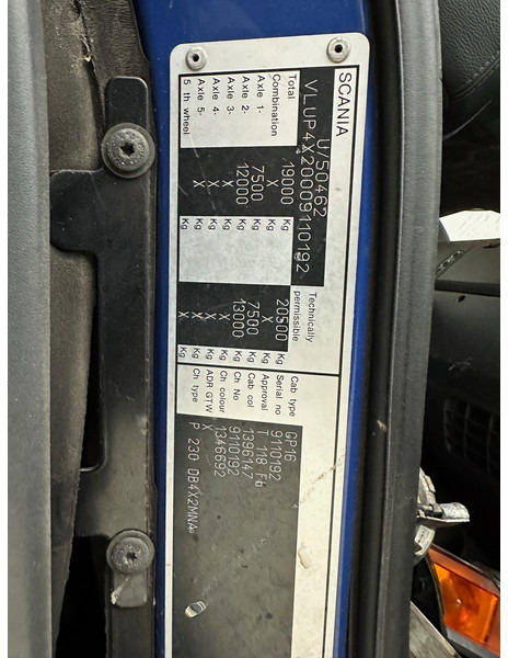 Curtainsider truck Scania P230: picture 14 Curtainsider truck Scania P230: picture 14