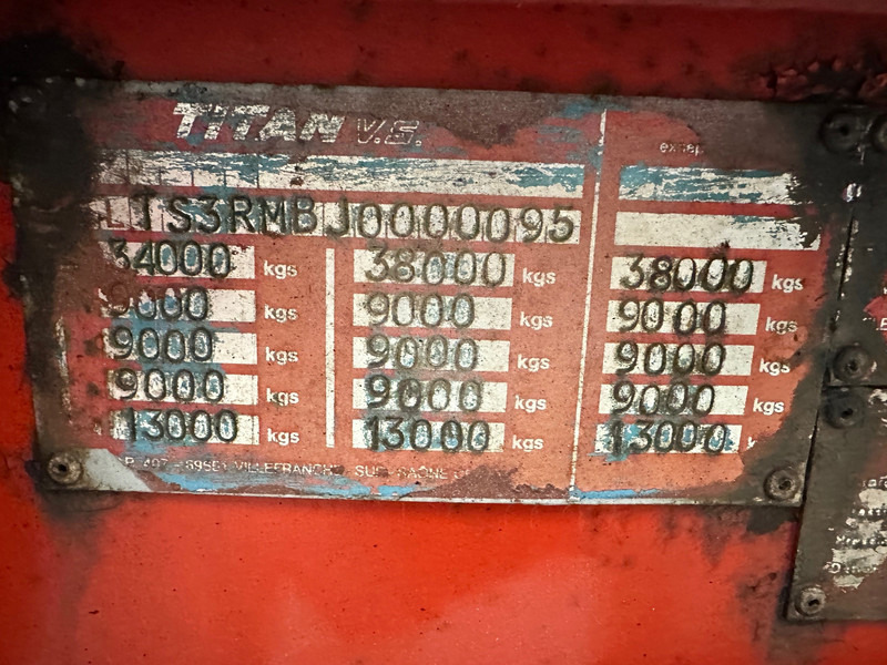 Container transporter/ Swap body semi-trailer Titan Skelet 20-30-40 ft: picture 9