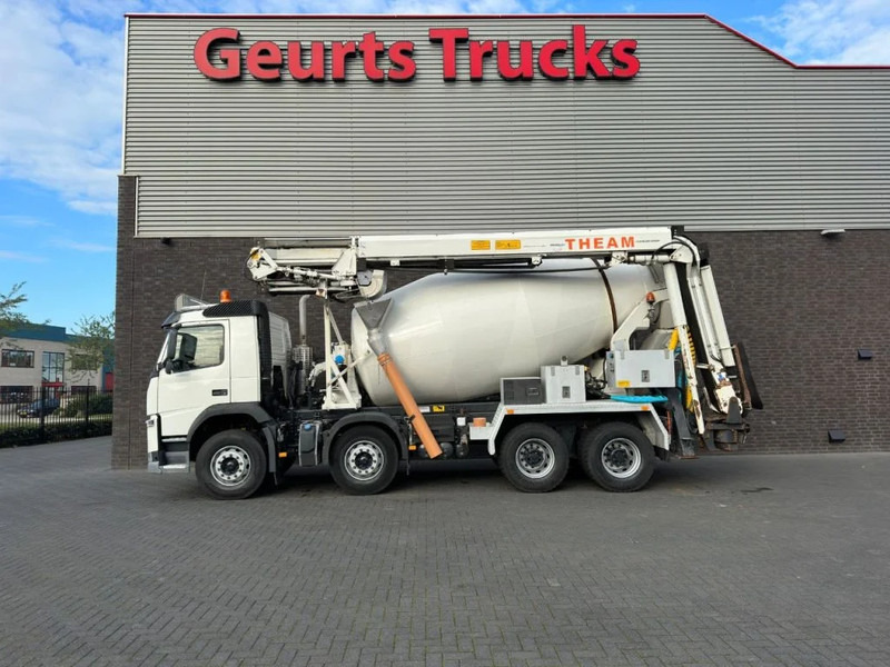 Volvo FM 410 8X4 + STETTER 9 M3 MIXER/MISCHER + THEAM 15 M TRANSPORTBAND/BELT - Concrete mixer truck: picture 1 Volvo FM 410 8X4 + STETTER 9 M3 MIXER/MISCHER + THEAM 15 M TRANSPORTBAND/BELT - Concrete mixer truck: picture 1