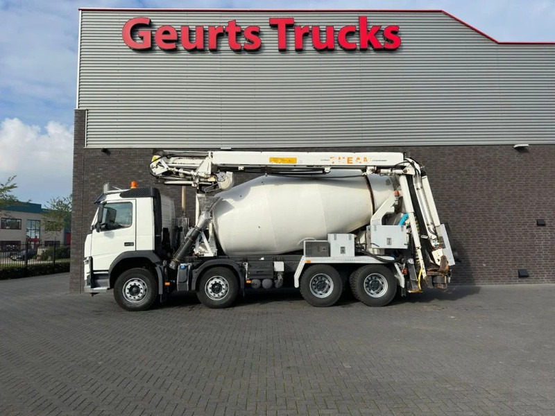 Volvo FM 410 8X4 + STETTER 9 M3 MIXER/MISCHER + THEAM 15 M TRANSPORTBAND/BELT - Concrete mixer truck: picture 1 Volvo FM 410 8X4 + STETTER 9 M3 MIXER/MISCHER + THEAM 15 M TRANSPORTBAND/BELT - Concrete mixer truck: picture 1