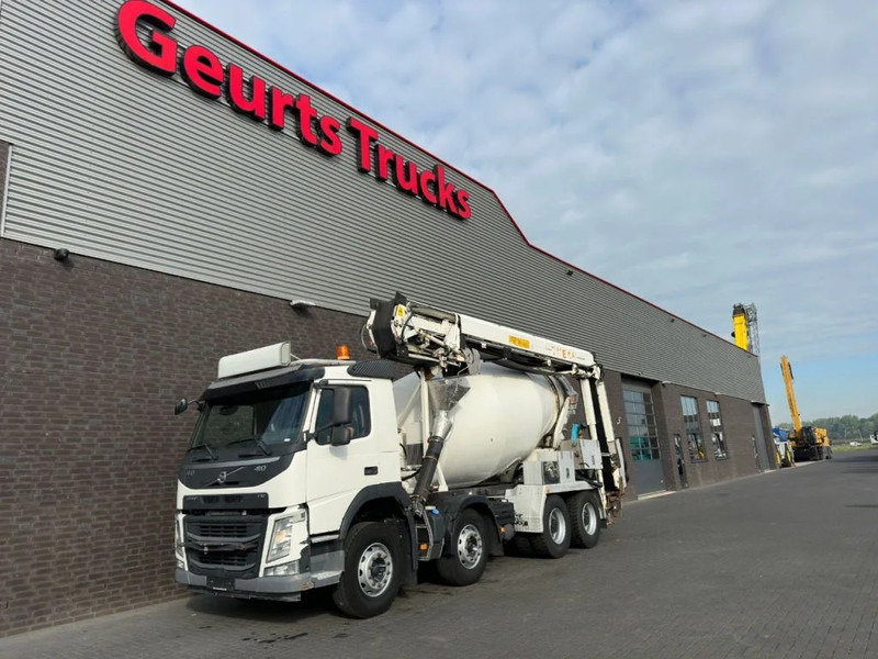 Volvo FM 410 8X4 + STETTER 9 M3 MIXER/MISCHER + THEAM 15 M TRANSPORTBAND/BELT - Concrete mixer truck: picture 2 Volvo FM 410 8X4 + STETTER 9 M3 MIXER/MISCHER + THEAM 15 M TRANSPORTBAND/BELT - Concrete mixer truck: picture 2