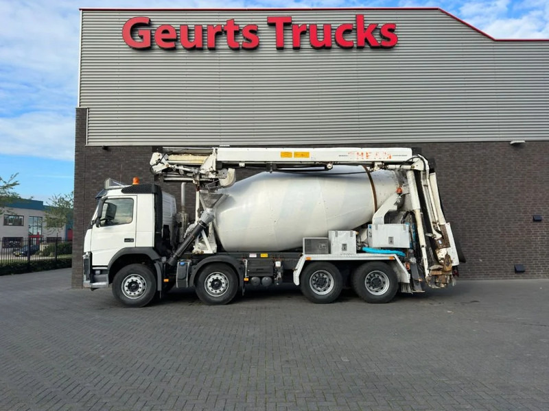 Volvo FM 410 8X4 + STETTER 9 M3 MIXER/MISCHER + THEAM 15 M TRANSPORTBAND/BELT - Concrete mixer truck: picture 1 Volvo FM 410 8X4 + STETTER 9 M3 MIXER/MISCHER + THEAM 15 M TRANSPORTBAND/BELT - Concrete mixer truck: picture 1