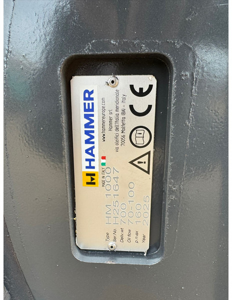 New Hydraulic hammer Hammer HS1000: picture 10