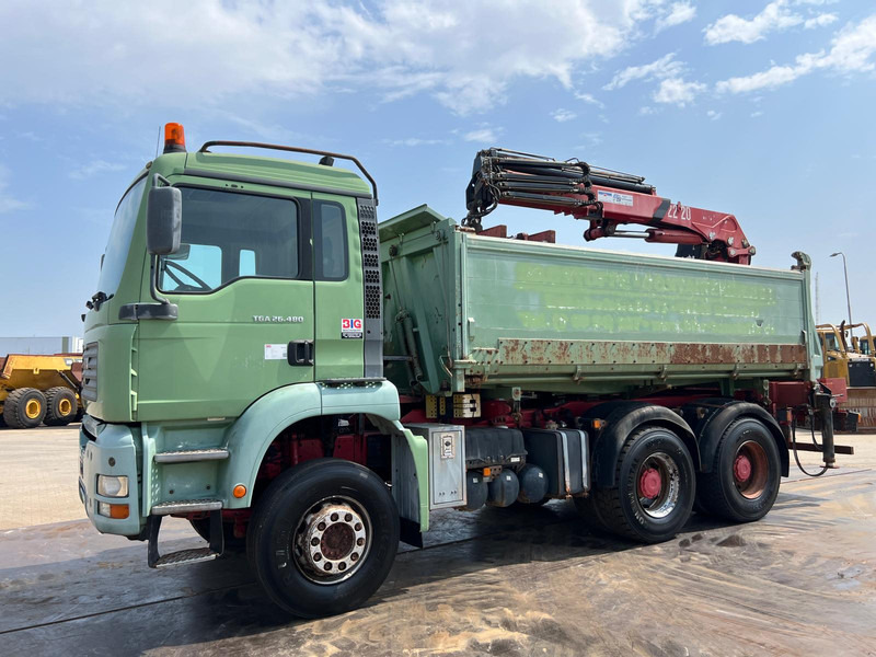 MAN TGA 26.480 tipper + HMF crane - Tipper, Crane truck: picture 3 MAN TGA 26.480 tipper + HMF crane - Tipper, Crane truck: picture 3