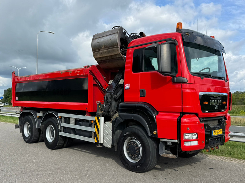MAN TGS 32.400 6x6 Kipper with Crane - Tipper, Crane truck: picture 1 MAN TGS 32.400 6x6 Kipper with Crane - Tipper, Crane truck: picture 1