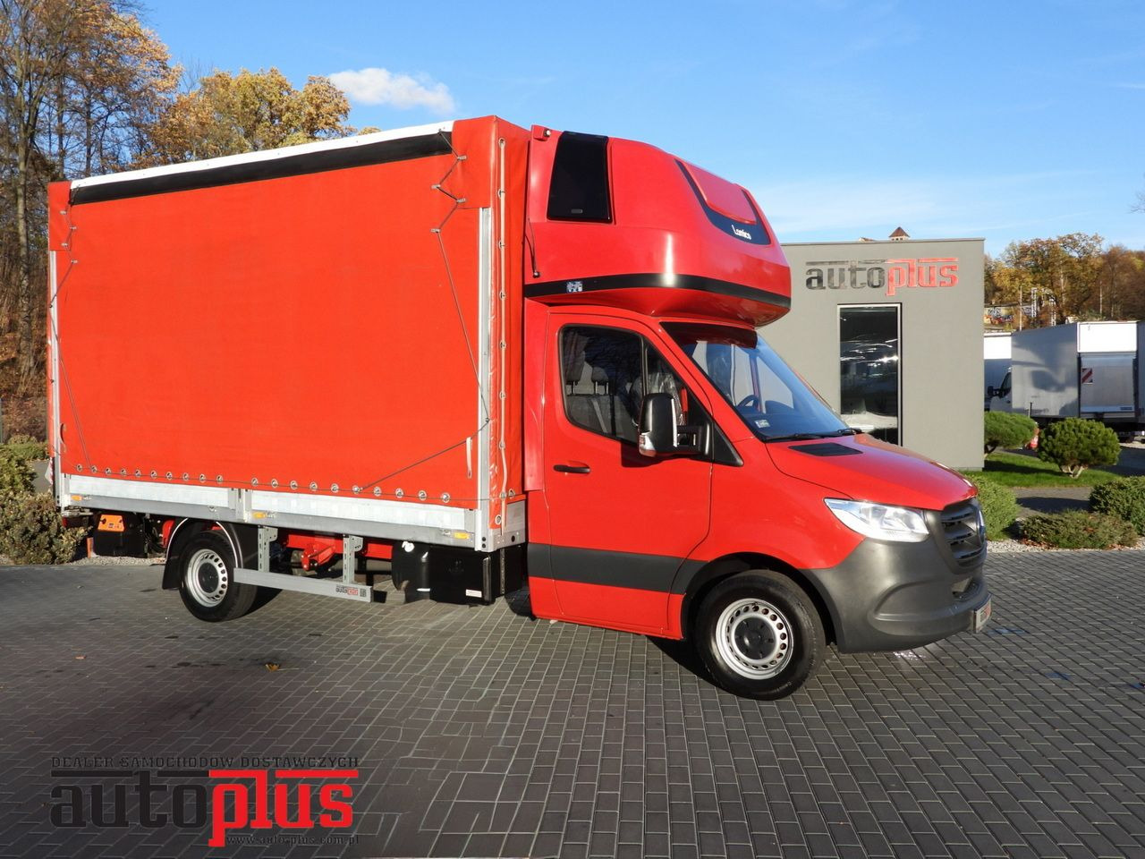 MERCEDES SPRINTER 316 TARPAULIN LIFT 8 PALLETS WEBASTO CRUISE CONTROL AIR CONDITIONING 160HP - Curtain side van: picture 1 MERCEDES SPRINTER 316 TARPAULIN LIFT 8 PALLETS WEBASTO CRUISE CONTROL AIR CONDITIONING 160HP - Curtain side van: picture 1