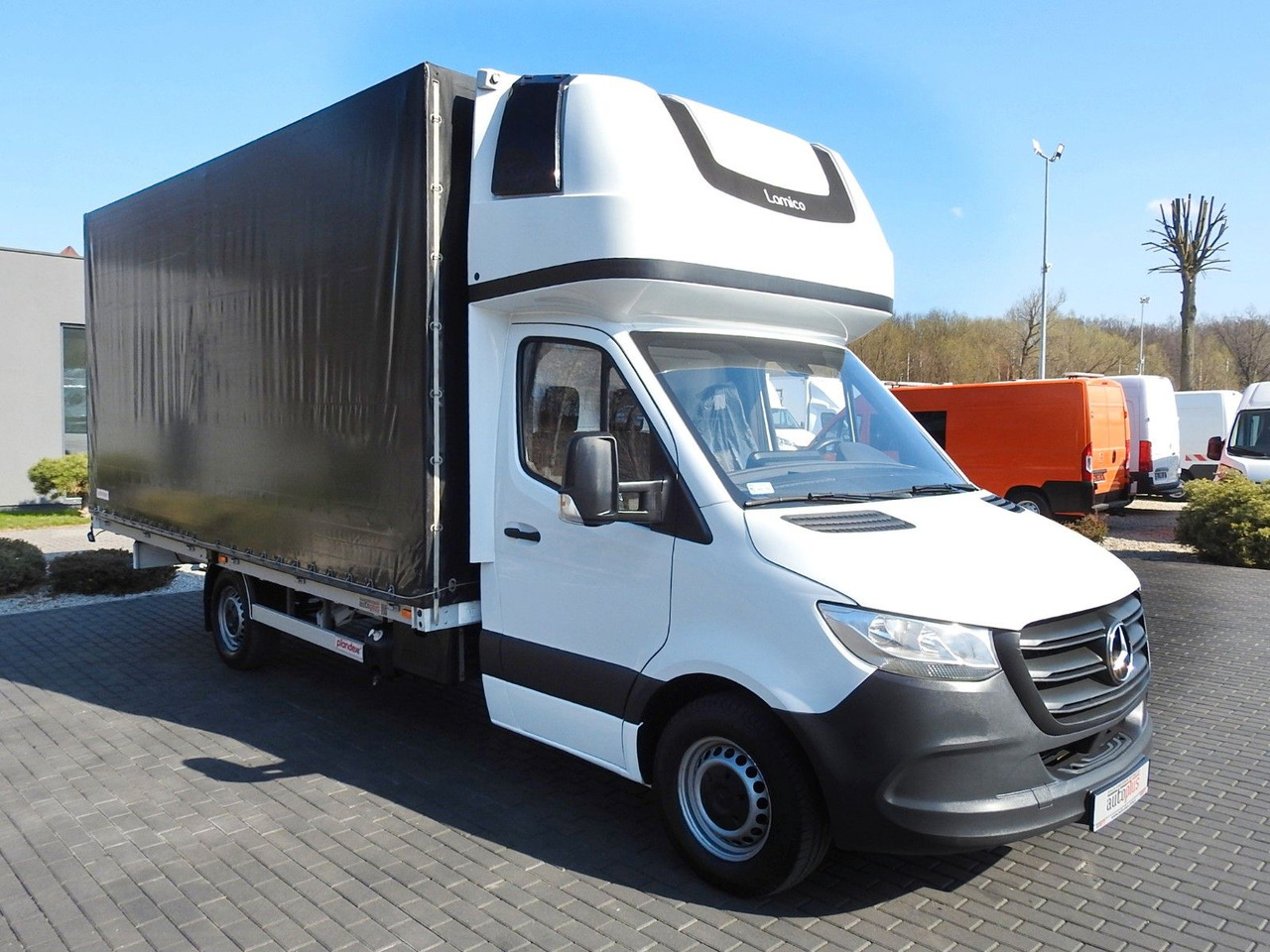 Mercedes-Benz SPRINTER PRITSCHE PLANE 10 PALETTEN KLIMAANLAGE - Curtain side van: picture 4 Mercedes-Benz SPRINTER PRITSCHE PLANE 10 PALETTEN KLIMAANLAGE - Curtain side van: picture 4