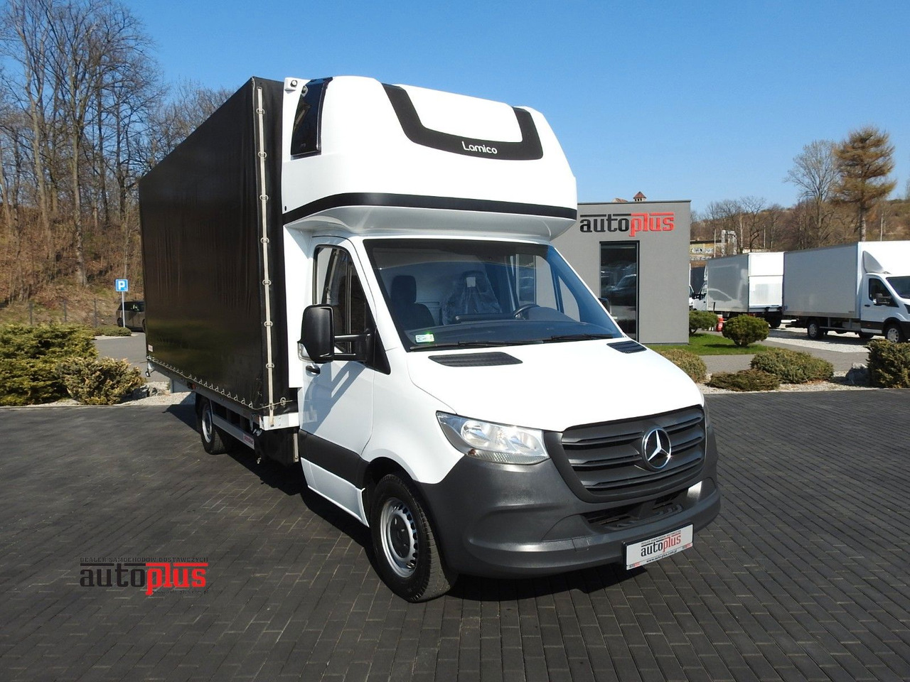 Mercedes-Benz SPRINTER PRITSCHE PLANE 10 PALETTEN KLIMAANLAGE - Curtain side van: picture 1 Mercedes-Benz SPRINTER PRITSCHE PLANE 10 PALETTEN KLIMAANLAGE - Curtain side van: picture 1