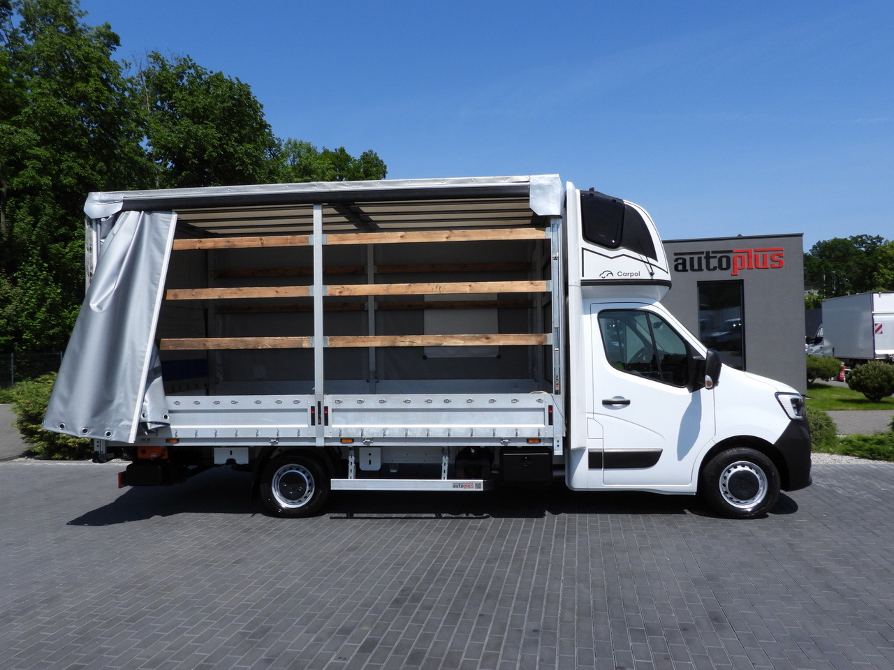 Curtain side van RENAULT MASTER  TARPAULIN LIFT 10 PALLETS WEBASTO CRUISE CONTROL LED LIGHTS PNEUMATICS AIR CONDITIONING  165HP: picture 8