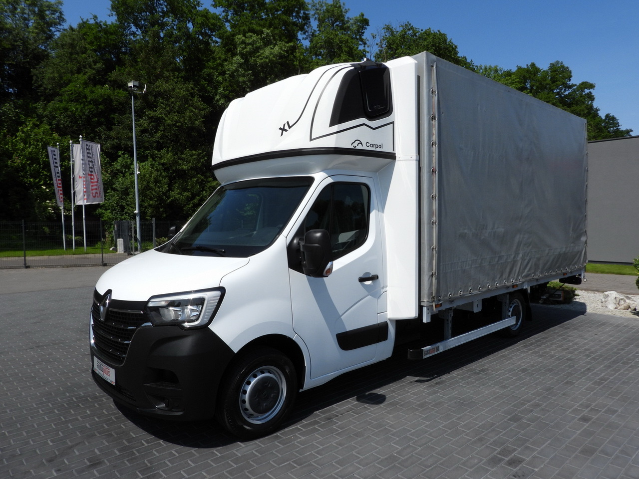 Curtain side van RENAULT MASTER  TARPAULIN LIFT 10 PALLETS WEBASTO CRUISE CONTROL LED LIGHTS PNEUMATICS AIR CONDITIONING  165HP: picture 6