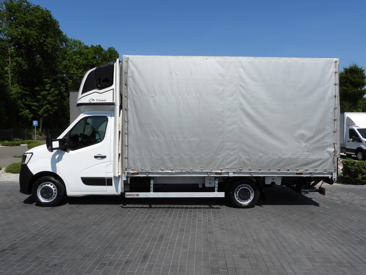 Curtain side van RENAULT MASTER  TARPAULIN LIFT 10 PALLETS WEBASTO CRUISE CONTROL LED LIGHTS PNEUMATICS AIR CONDITIONING  165HP: picture 9