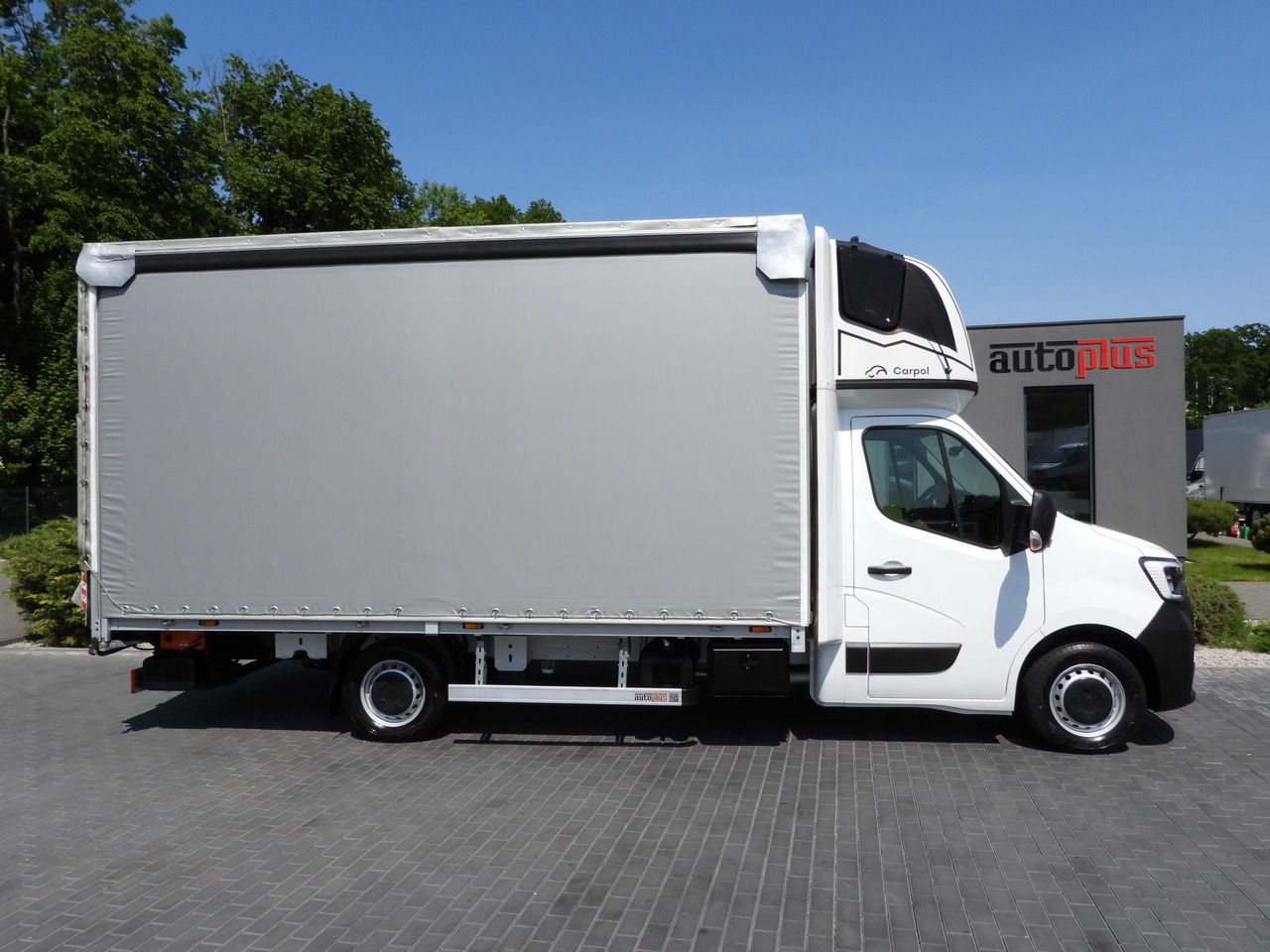 Curtain side van RENAULT MASTER  TARPAULIN LIFT 10 PALLETS WEBASTO CRUISE CONTROL LED LIGHTS PNEUMATICS AIR CONDITIONING  165HP: picture 7
