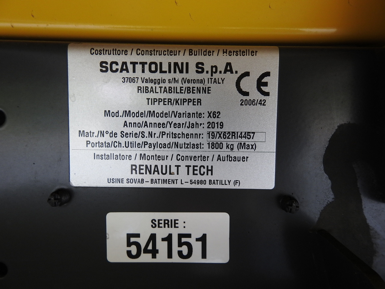 Tipper van RENAULT MASTER TIPPER CRUISE CONTROL NAVIGATION AIR CONDITIONING LED LIGHTS TWIN WHEELS LOAD WEIGHT 145HP: picture 32 Tipper van RENAULT MASTER TIPPER CRUISE CONTROL NAVIGATION AIR CONDITIONING LED LIGHTS TWIN WHEELS LOAD WEIGHT 145HP: picture 32