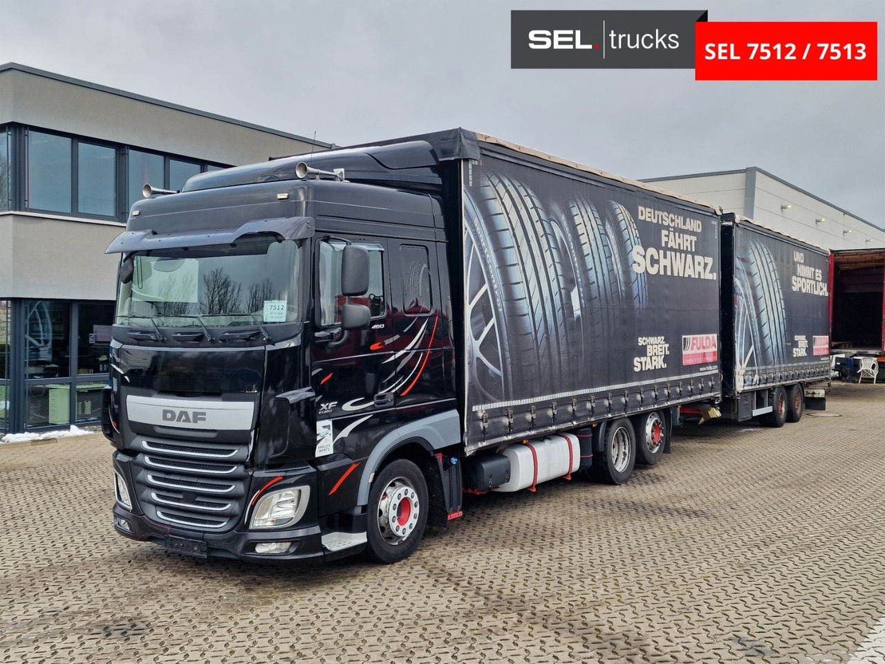 DAF XF 460 FAR / ZF Intarder / Durchladezug - Curtainsider truck: picture 1 DAF XF 460 FAR / ZF Intarder / Durchladezug - Curtainsider truck: picture 1