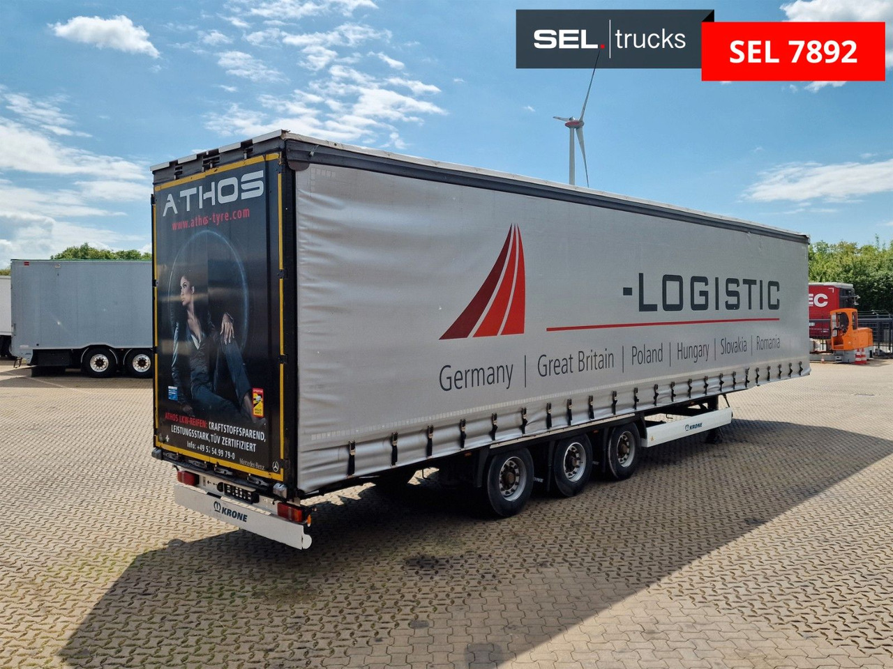 Krone SD / Hubdach / EDSCHA / Mega / Liftachse - Curtainsider semi-trailer: picture 5 Krone SD / Hubdach / EDSCHA / Mega / Liftachse - Curtainsider semi-trailer: picture 5