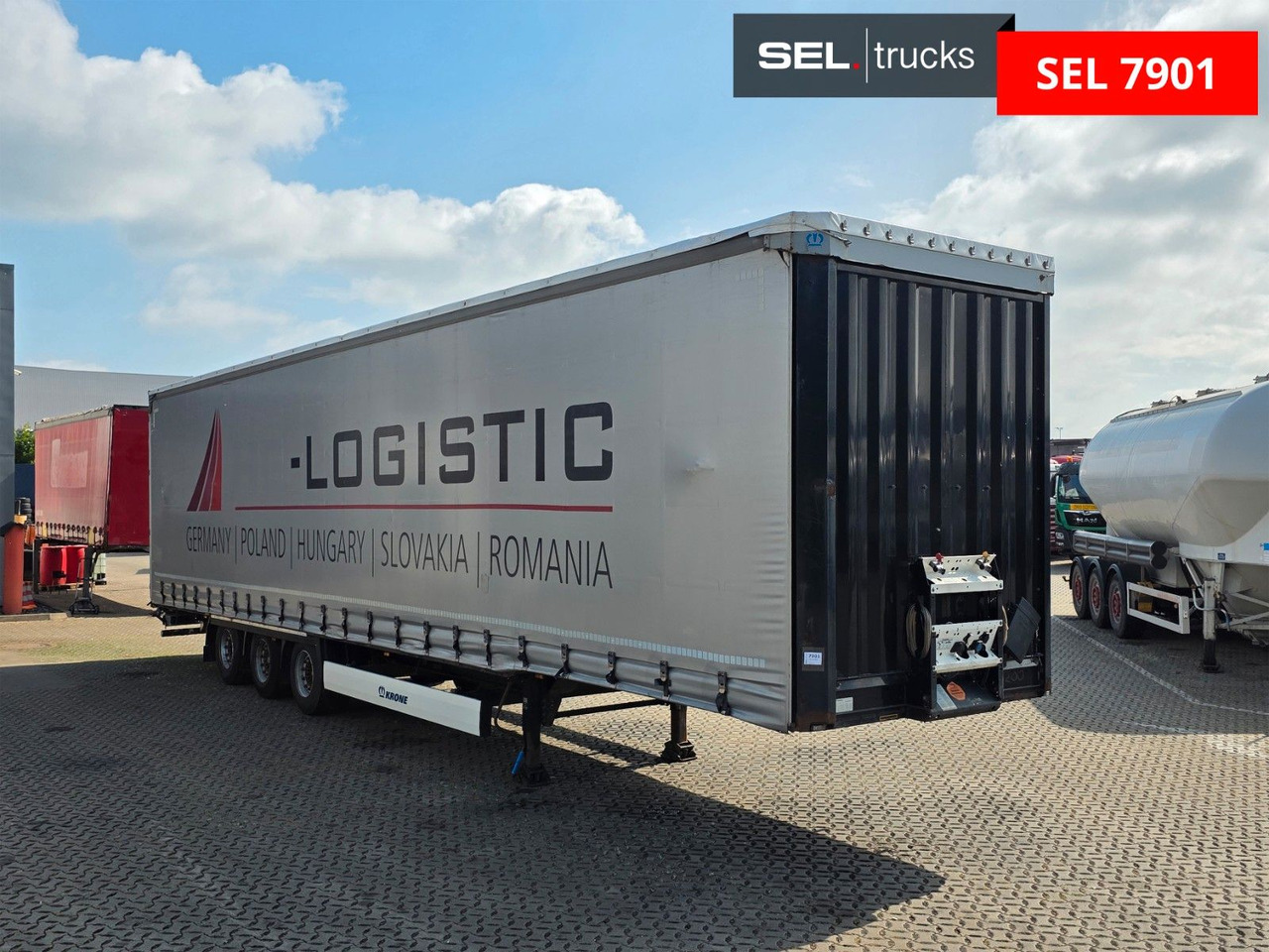 Krone SD / Hubdach / EDSCHA / Mega / Liftachse - Curtainsider semi-trailer: picture 3 Krone SD / Hubdach / EDSCHA / Mega / Liftachse - Curtainsider semi-trailer: picture 3