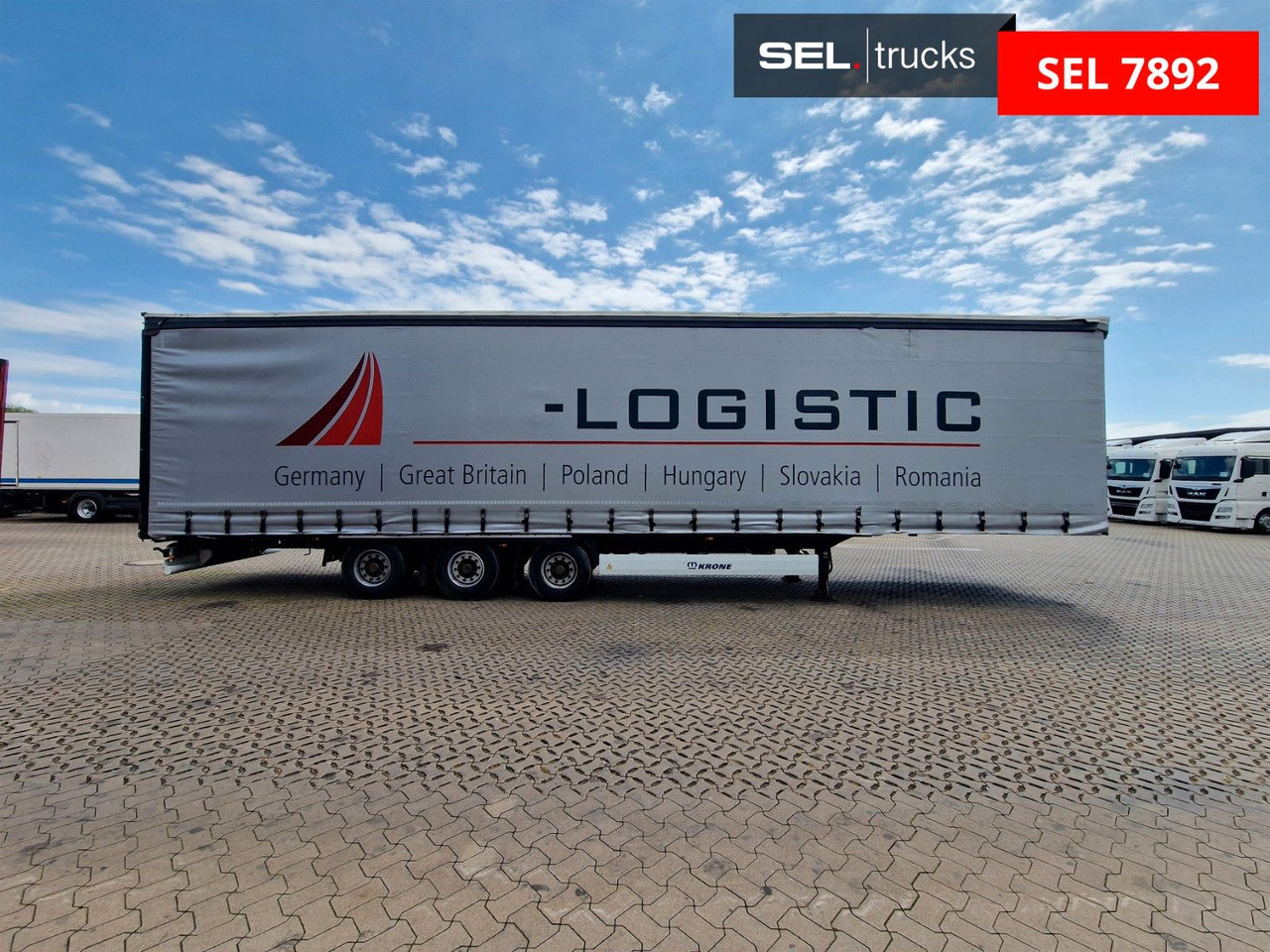 Krone SD / Hubdach / EDSCHA / Mega / Liftachse - Curtainsider semi-trailer: picture 4 Krone SD / Hubdach / EDSCHA / Mega / Liftachse - Curtainsider semi-trailer: picture 4