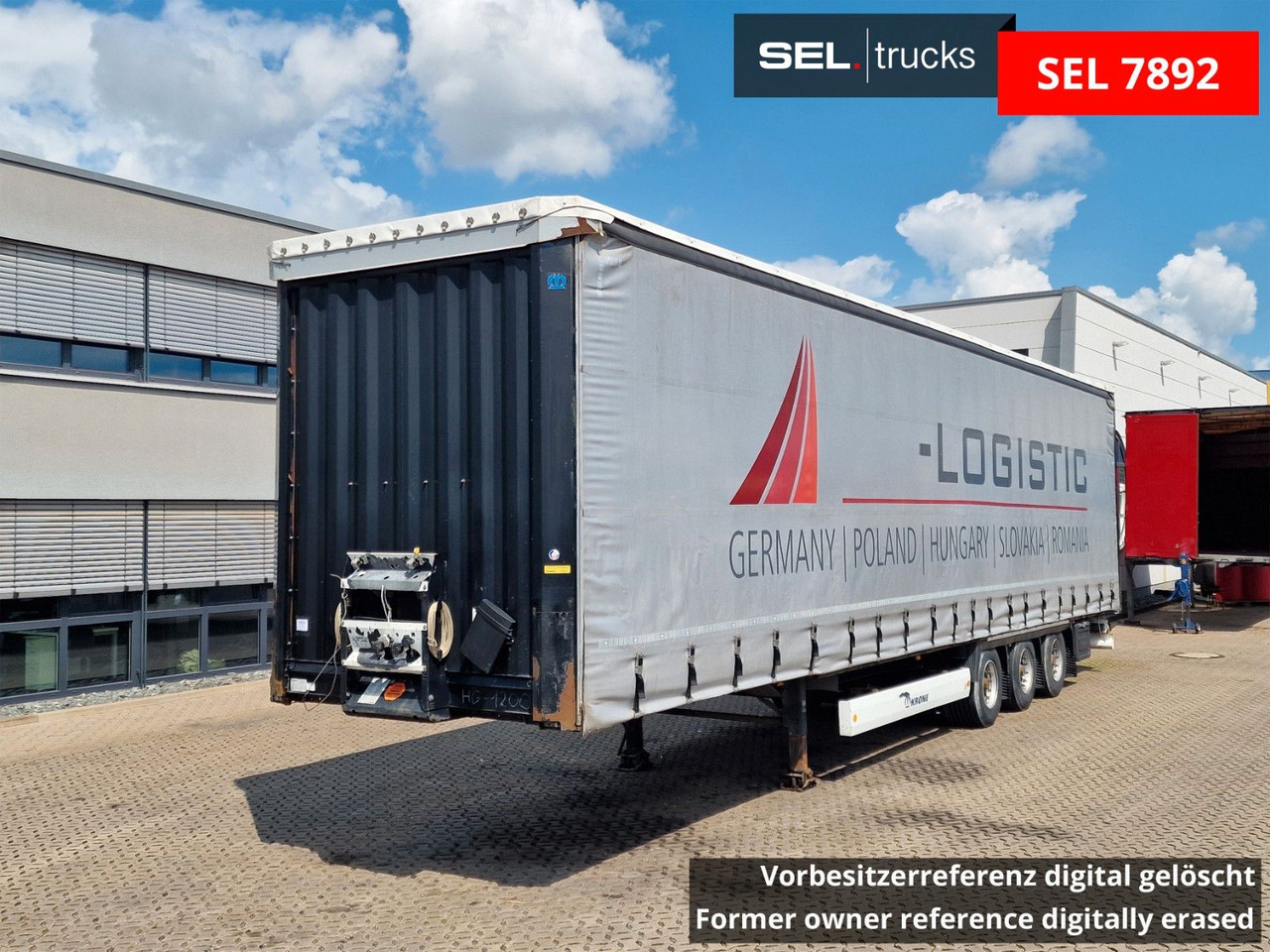 Krone SD / Hubdach / EDSCHA / Mega / Liftachse - Curtainsider semi-trailer: picture 1 Krone SD / Hubdach / EDSCHA / Mega / Liftachse - Curtainsider semi-trailer: picture 1