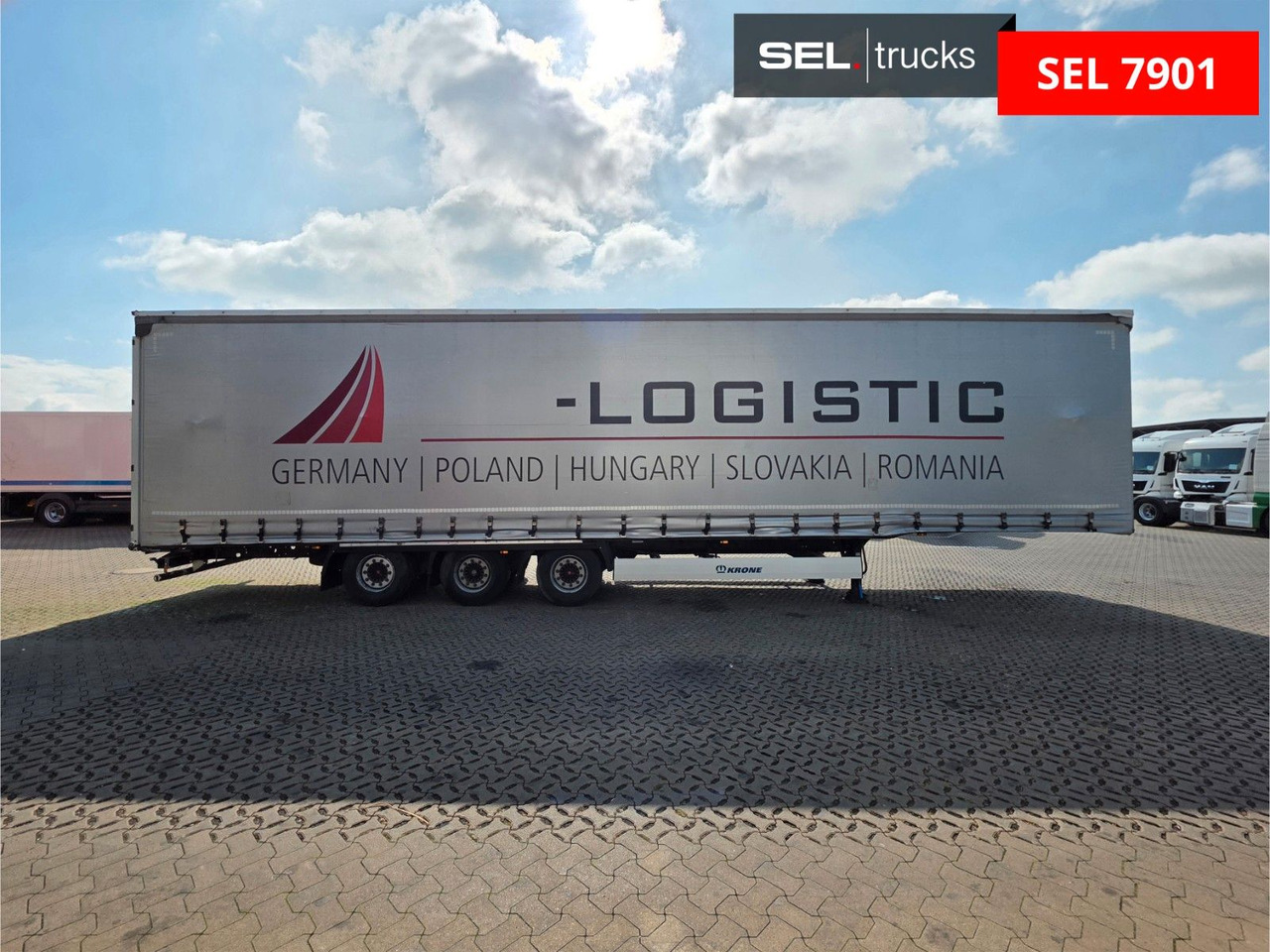 Krone SD / Hubdach / EDSCHA / Mega / Liftachse - Curtainsider semi-trailer: picture 4 Krone SD / Hubdach / EDSCHA / Mega / Liftachse - Curtainsider semi-trailer: picture 4