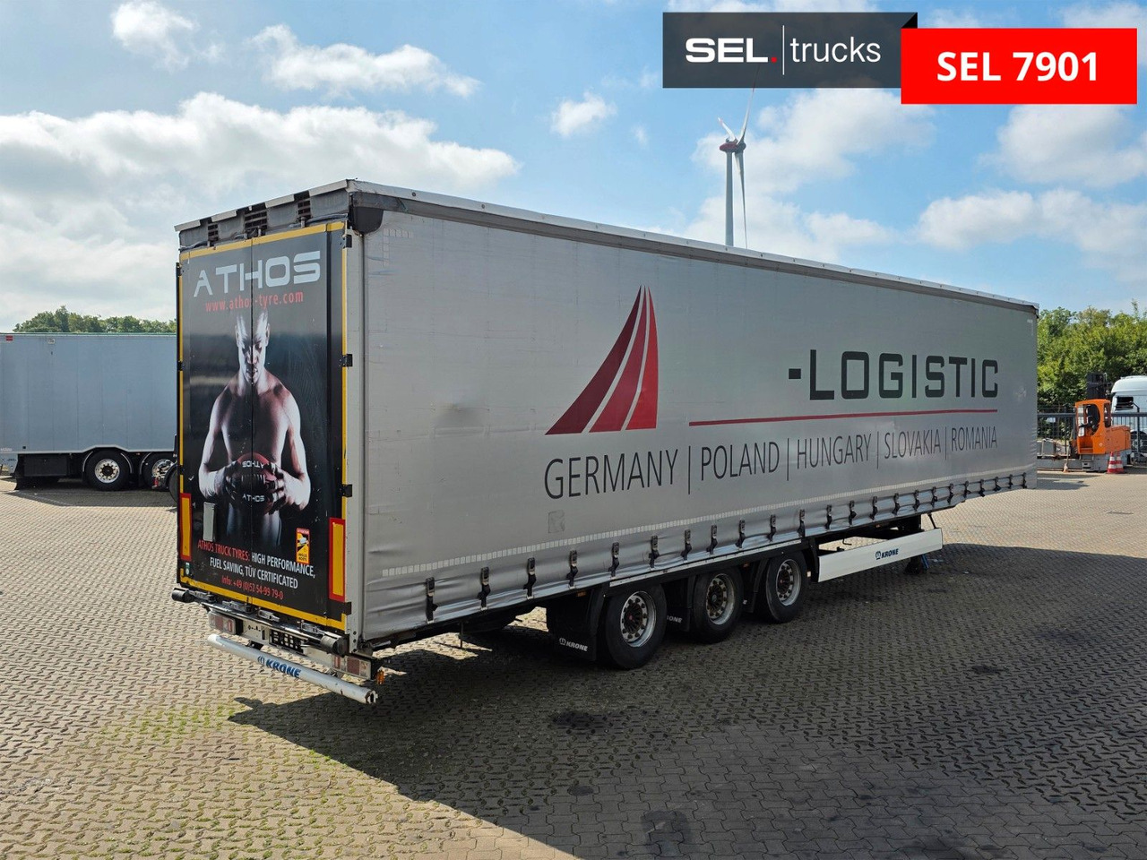 Krone SD / Hubdach / EDSCHA / Mega / Liftachse - Curtainsider semi-trailer: picture 5 Krone SD / Hubdach / EDSCHA / Mega / Liftachse - Curtainsider semi-trailer: picture 5