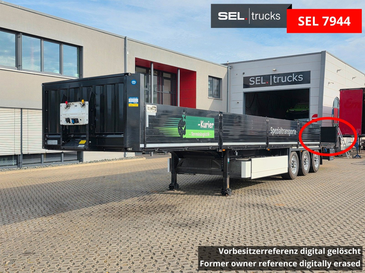 Krone SD / Palettenkasten - Dropside/ Flatbed semi-trailer: picture 2 Krone SD / Palettenkasten - Dropside/ Flatbed semi-trailer: picture 2