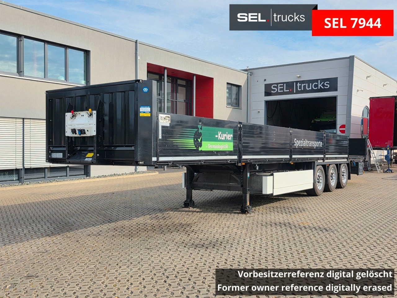 Krone SD / Palettenkasten - Dropside/ Flatbed semi-trailer: picture 1 Krone SD / Palettenkasten - Dropside/ Flatbed semi-trailer: picture 1