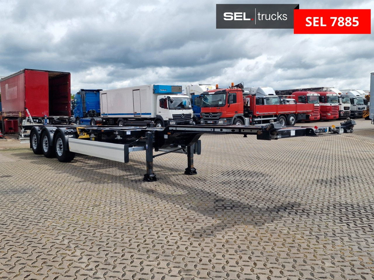 Krone SD / Teleskop / Liftachse - Container transporter/ Swap body semi-trailer: picture 3 Krone SD / Teleskop / Liftachse - Container transporter/ Swap body semi-trailer: picture 3