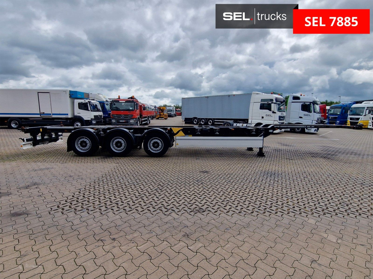 Krone SD / Teleskop / Liftachse - Container transporter/ Swap body semi-trailer: picture 4 Krone SD / Teleskop / Liftachse - Container transporter/ Swap body semi-trailer: picture 4