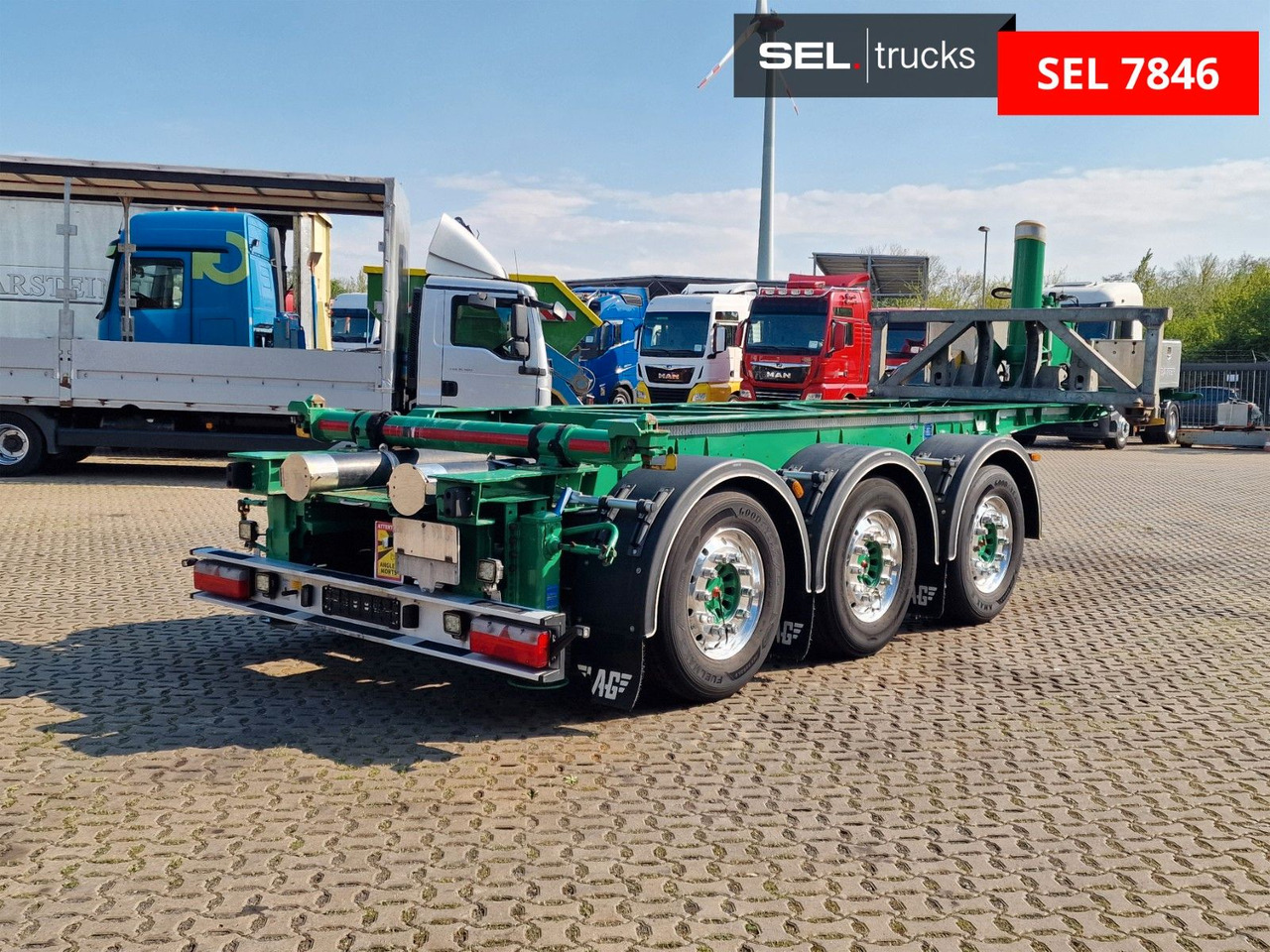 Lag 0-3-CC / Alu-Felgen / Kipper / Liftachse - Container transporter/ Swap body semi-trailer: picture 5 Lag 0-3-CC / Alu-Felgen / Kipper / Liftachse - Container transporter/ Swap body semi-trailer: picture 5