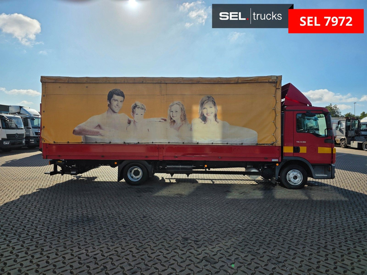 MAN TGL 8.180 4X2 BL / Ladebordwand / Rückfahrkamera - Curtain side van: picture 4 MAN TGL 8.180 4X2 BL / Ladebordwand / Rückfahrkamera - Curtain side van: picture 4