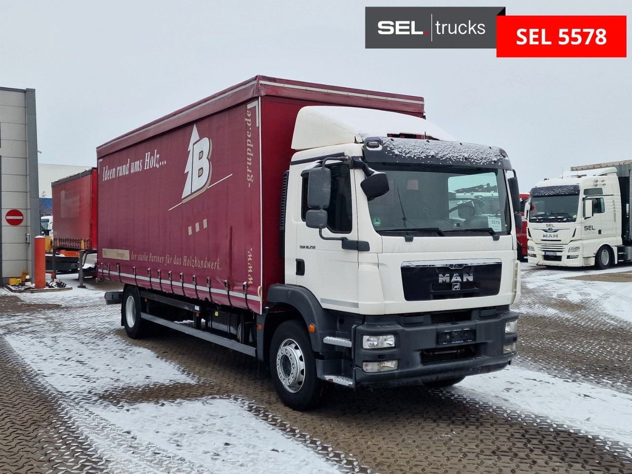 MAN TGM 18.250 4X2 LL / Staplerhalterung - Curtainsider truck: picture 3 MAN TGM 18.250 4X2 LL / Staplerhalterung - Curtainsider truck: picture 3