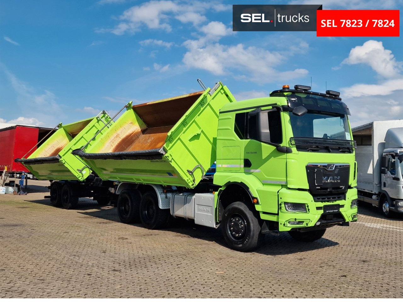 MAN TGS 33.510 6x6 BL CH /Dreiseitenkipper /6x6 / 6D - Tipper: picture 3 MAN TGS 33.510 6x6 BL CH /Dreiseitenkipper /6x6 / 6D - Tipper: picture 3