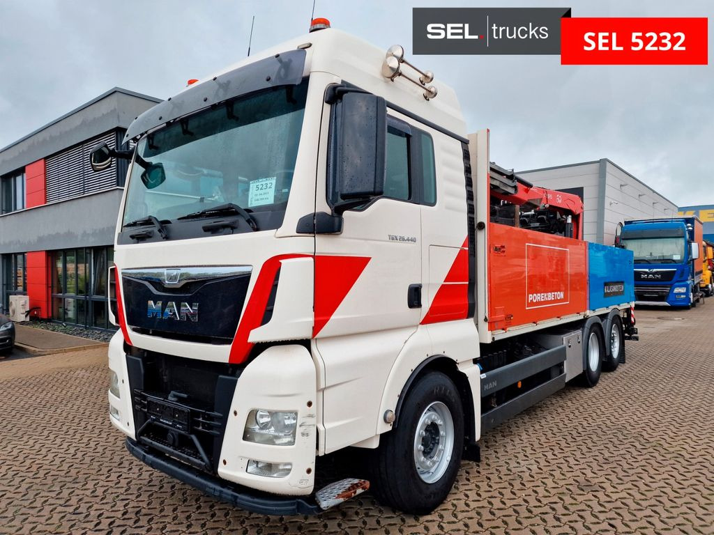 MAN TGX 26.440 / Intarder / Fassi / Lenkachse MAN TGX 26.440 / Intarder / Fassi / Lenkachse - Crane truck: picture 1 MAN TGX 26.440 / Intarder / Fassi / Lenkachse MAN TGX 26.440 / Intarder / Fassi / Lenkachse - Crane truck: picture 1