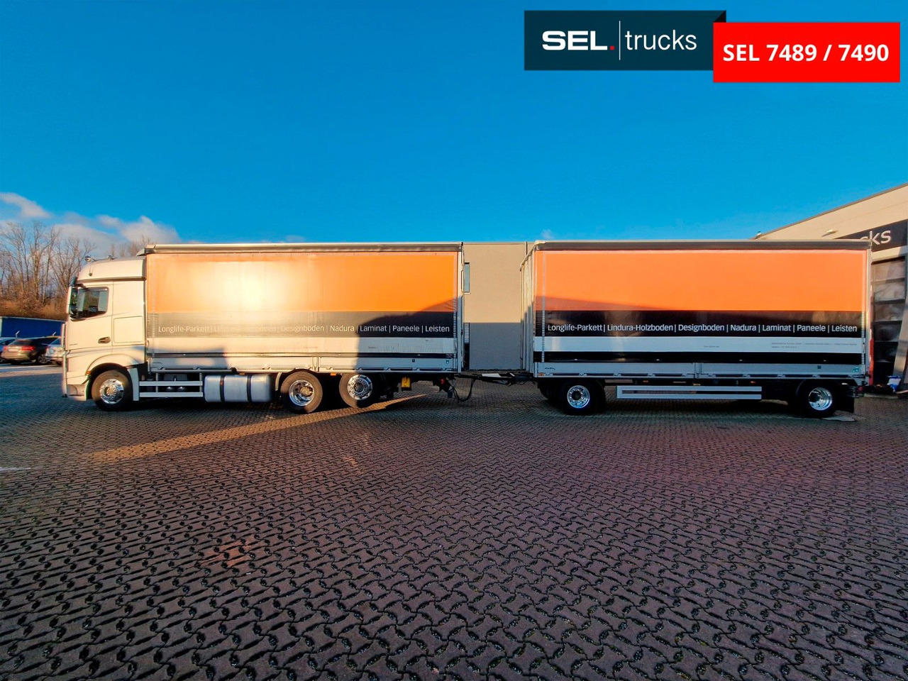 Curtainsider truck Mercedes-Benz Actros 2545 / Retarder / Alukappen / Standklima: picture 8