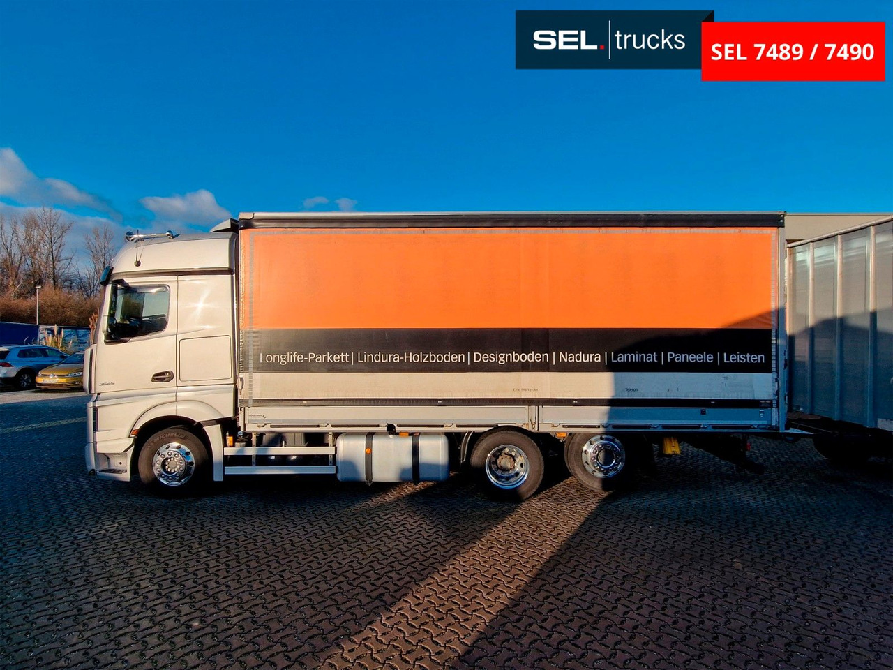 Curtainsider truck Mercedes-Benz Actros 2545 / Retarder / Alukappen / Standklima: picture 9