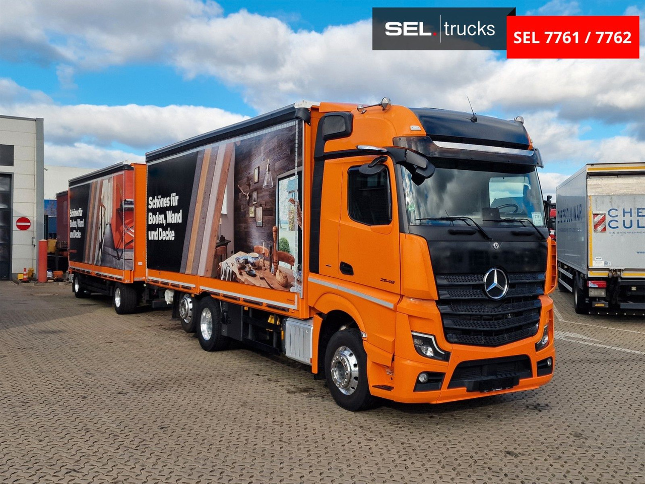 Mercedes-Benz Actros 2548 / Retarder / Euro 6E / Aluklappen - Curtainsider truck: picture 3 Mercedes-Benz Actros 2548 / Retarder / Euro 6E / Aluklappen - Curtainsider truck: picture 3
